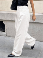 Saodimallsu Womens High Waisted Wide Leg Jeans