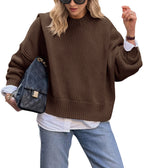 Saodimallsu Womens Oversized Chunky Knit Sweater