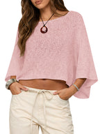 Saodimallsu Womens Batwing Oversized Beach Cover Up