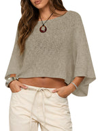 Saodimallsu Womens Batwing Oversized Beach Cover Up