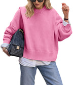 Saodimallsu Womens Oversized Chunky Knit Sweater