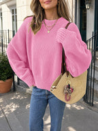 Saodimallsu Womens Oversized Chunky Knit Sweater
