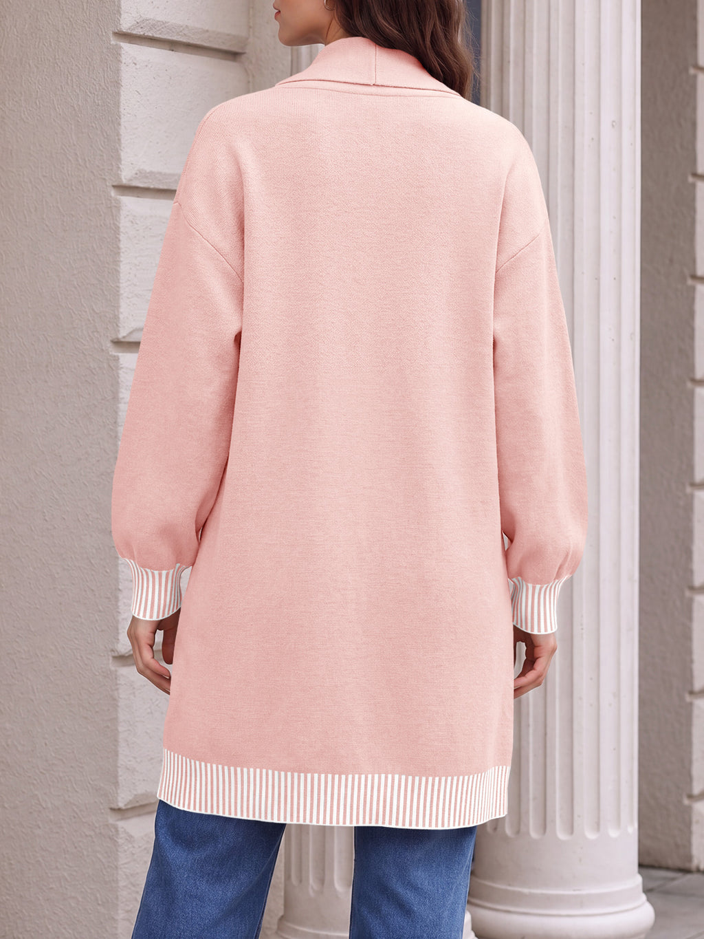 Saodimallsu Womens Fall Oversized Cardigan with Pockets