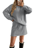Saodimallsu Women 2 Piece Skirt Sweater Sets