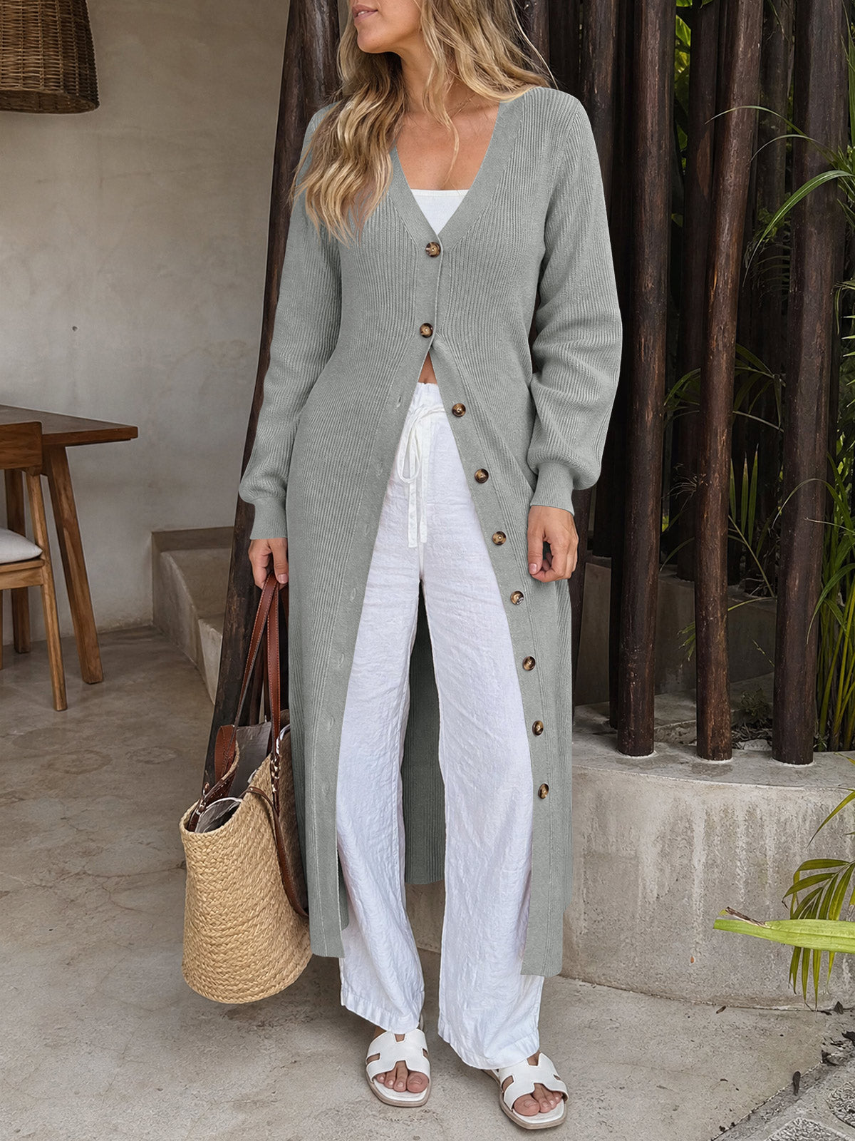 Saodimallsu Womens V Neck Sweater Dress