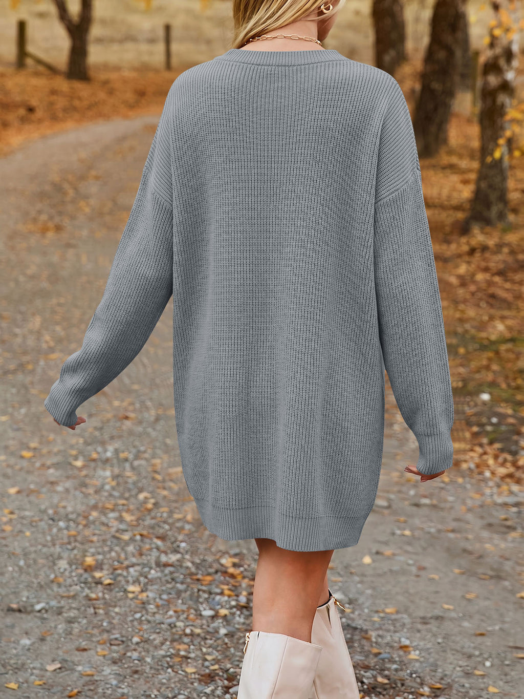 Saodimallsu Womens Fall Mini Knit Sweater Dress