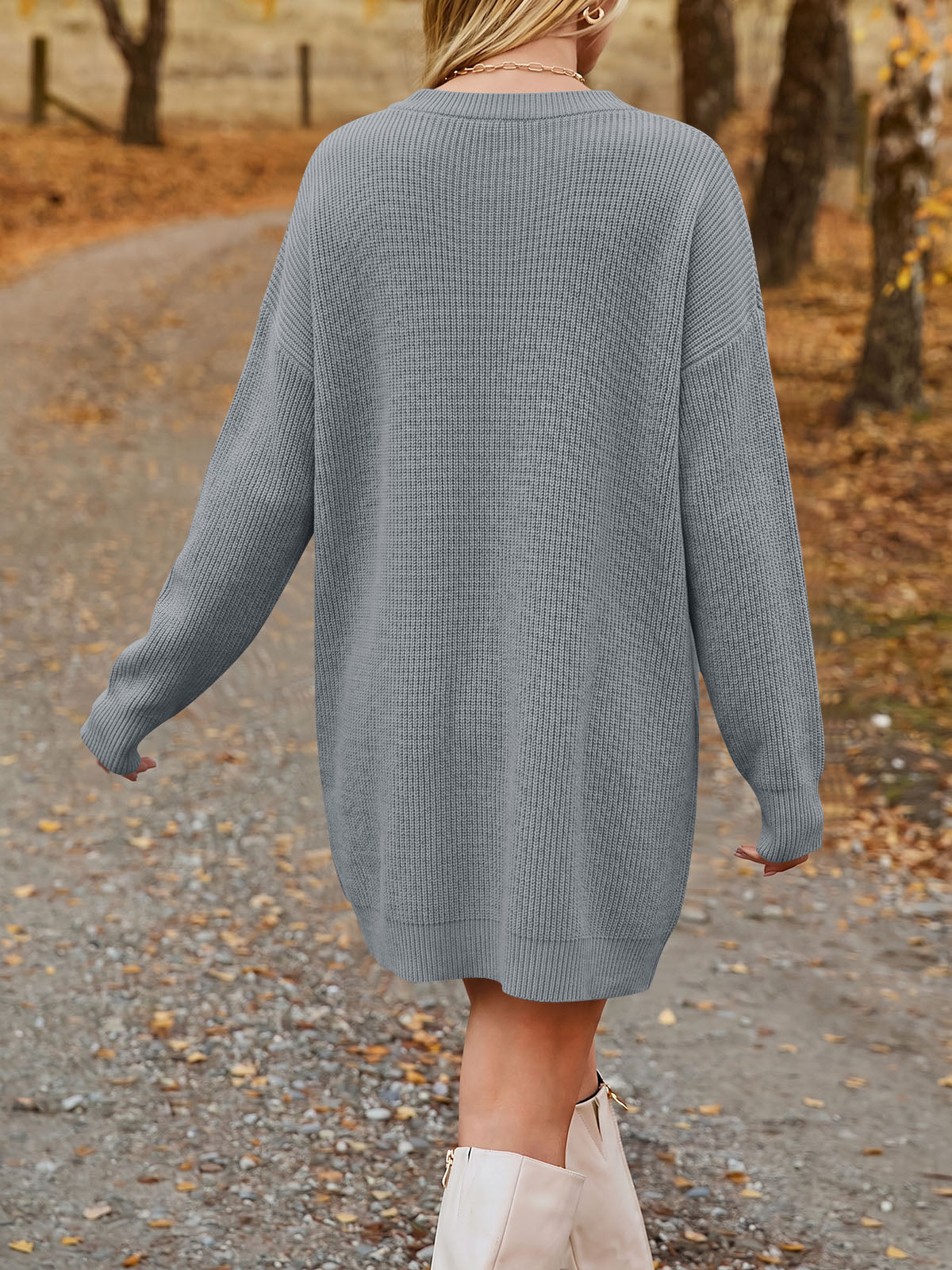 Saodimallsu Womens Fall Mini Knit Sweater Dress