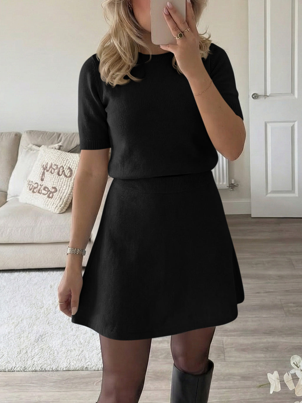 Saodimallsu Womens 2 Piece Skirt Set