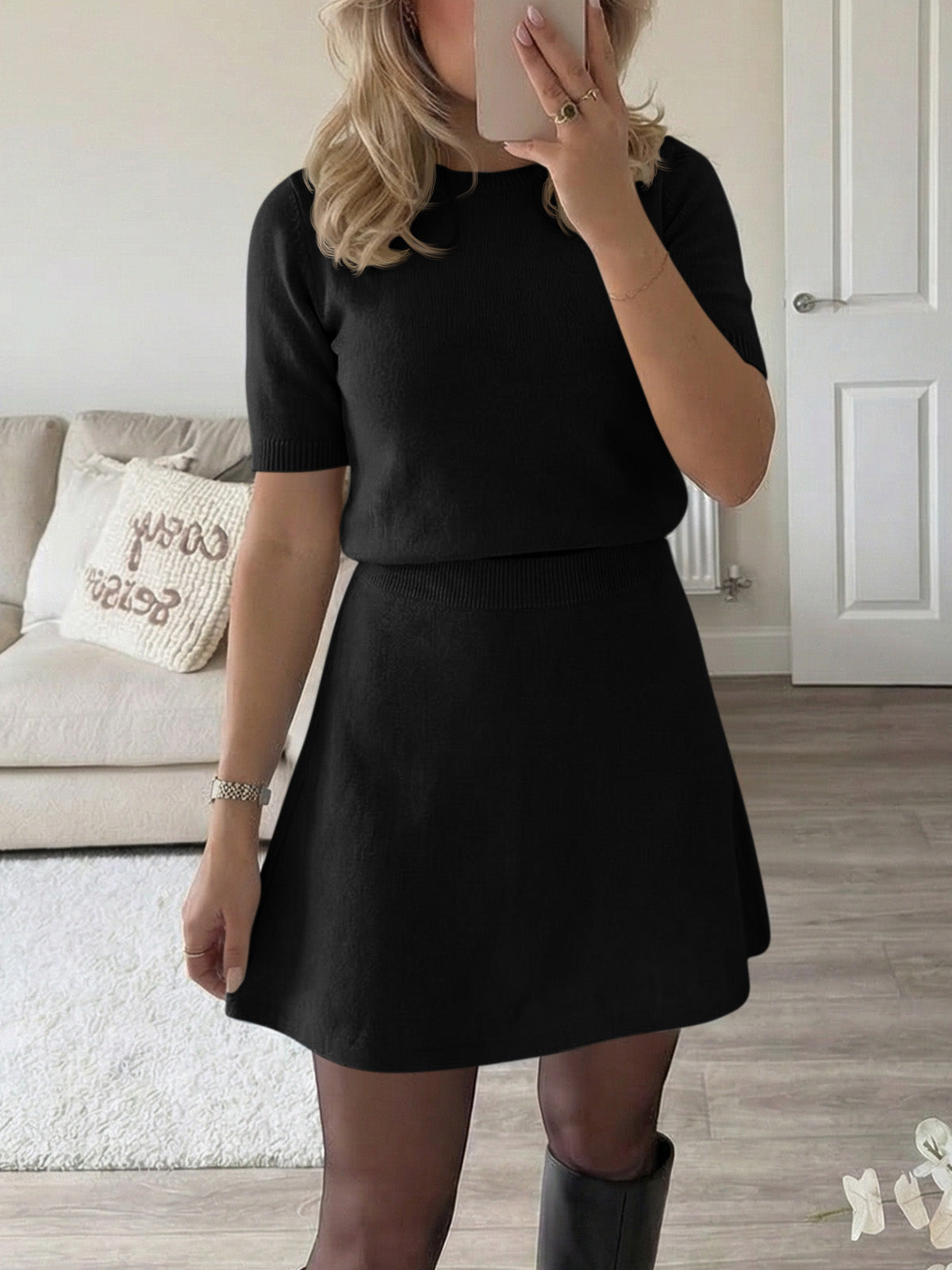 Saodimallsu Womens 2 Piece Skirt Set