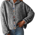 Saodimallsu Women Button Up Knit Sweater