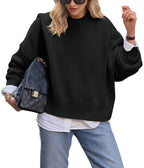 Saodimallsu Womens Oversized Chunky Knit Sweater