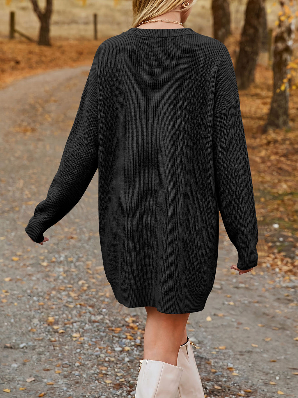 Saodimallsu Womens Fall Mini Knit Sweater Dress