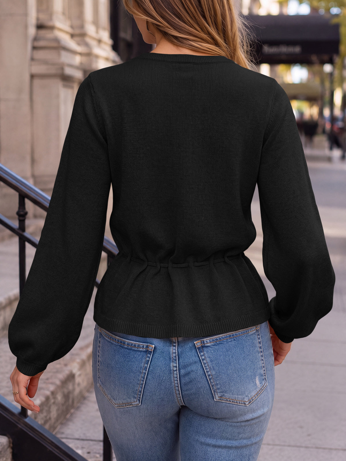 Saodimallsu Women Cropped Button Up Cardigan
