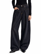 Saodimallsu Womens High Waisted Wide Leg Jeans