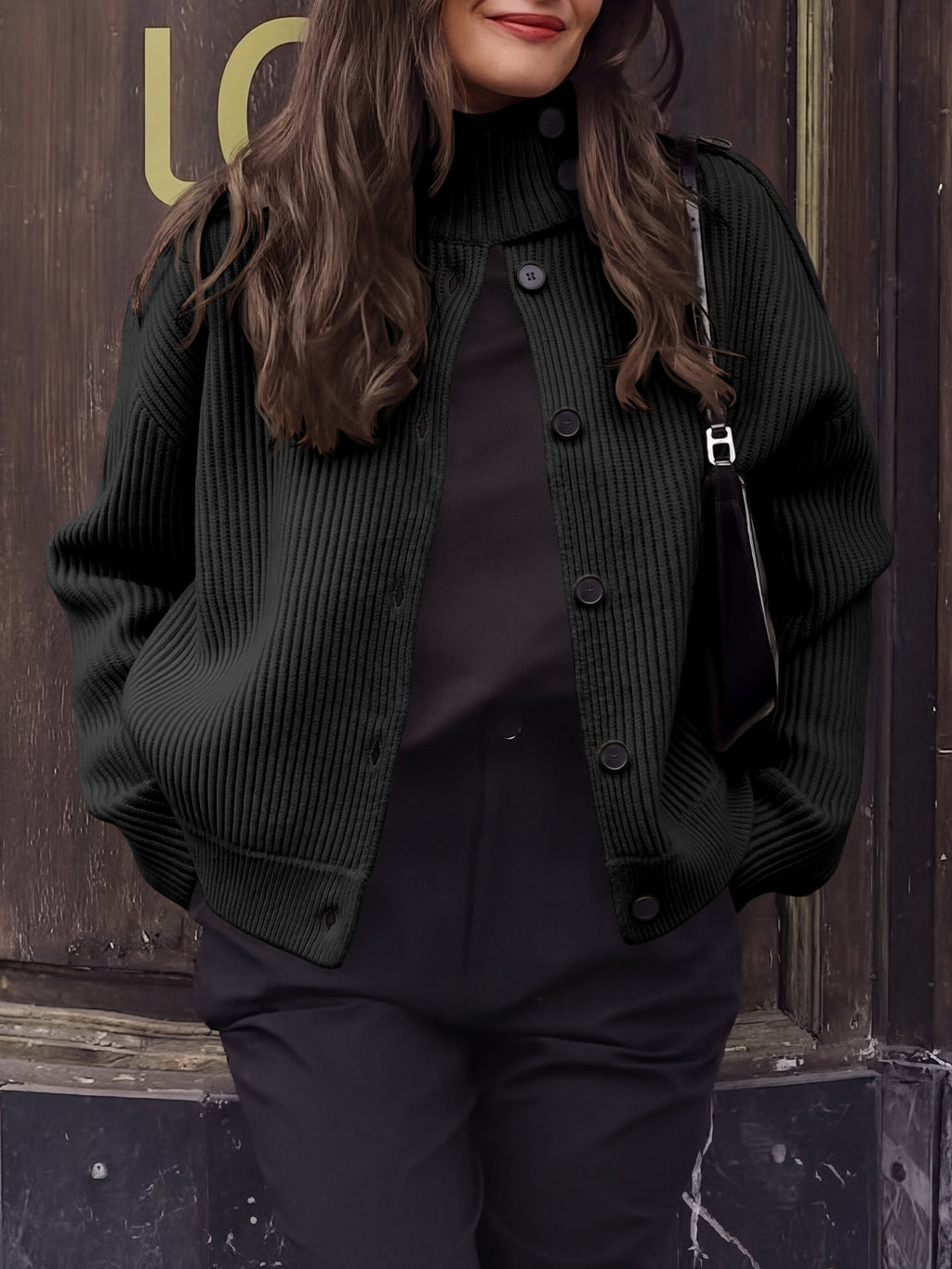Saodimallsu Women's Chunky Knit Cardigan
