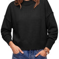Saodimallsu Womens Cropped Knit Tops