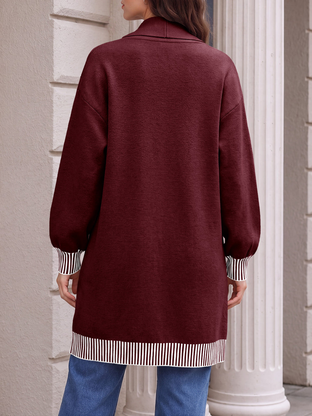 Saodimallsu Womens Fall Oversized Cardigan with Pockets