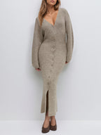 Saodimallsu Womens Oversized Long Button Up Cardigan
