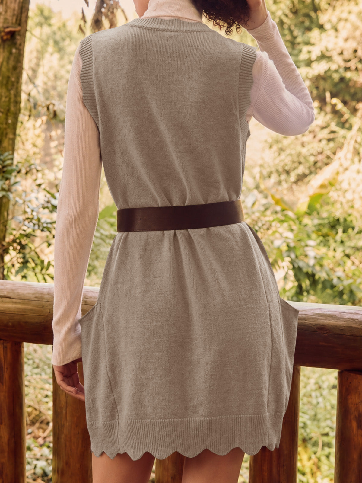 Saodimallsu Women V Neck Sweater Vest