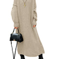 Saodimallsu Womens Mock Neck Sweater Dress