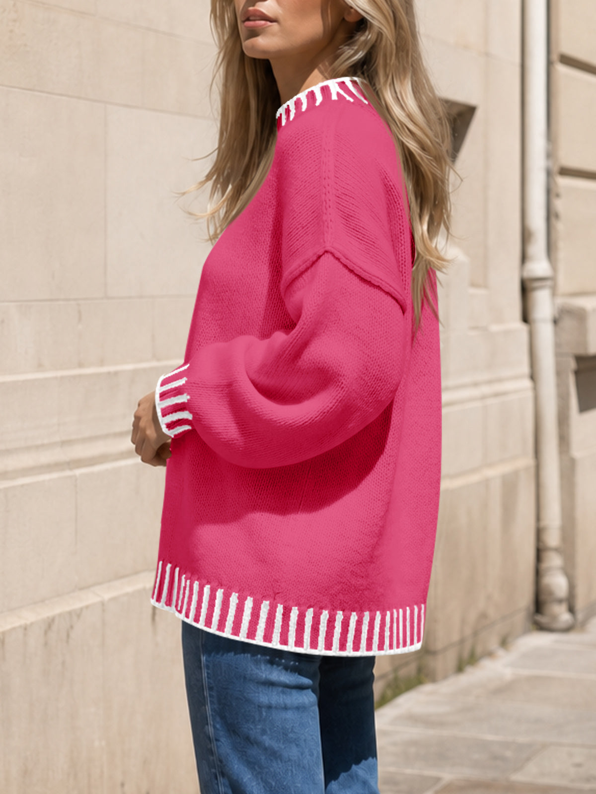 Saodimallsu Womens Chunky Mock Neck Sweater