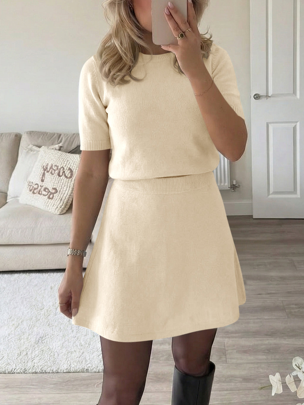 Saodimallsu Womens 2 Piece Skirt Set