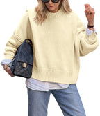 Saodimallsu Womens Oversized Chunky Knit Sweater