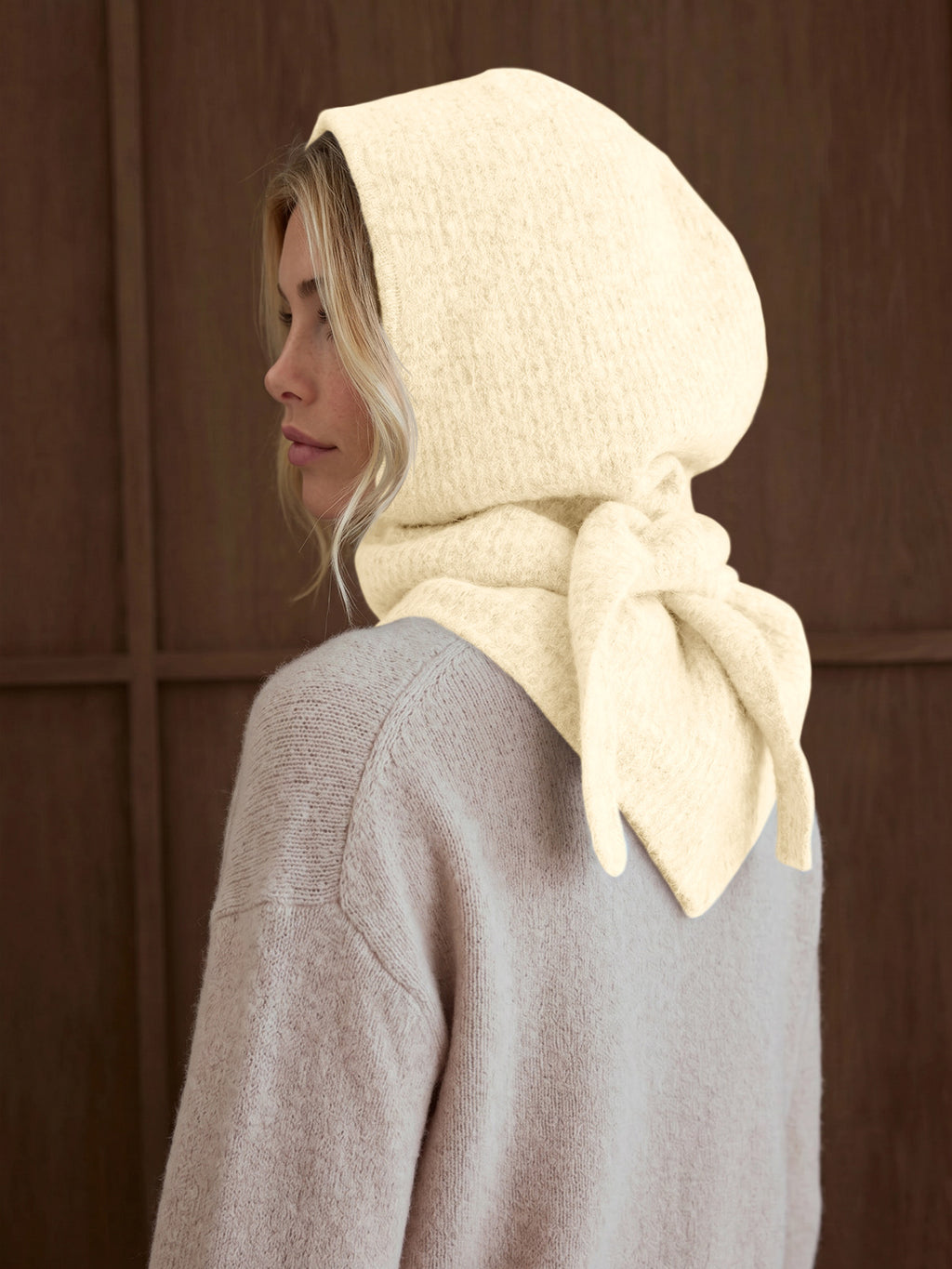 Saodimallsu Women 2-in-1 Knit Balaclava Scarf Hats