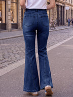 Saodimallsu Womens High Waisted Flare Jeans