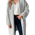 Saodimallsu Light grayWomens Long Cardigan