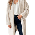 Saodimallsu Womens Oversized Open Front Cardigan