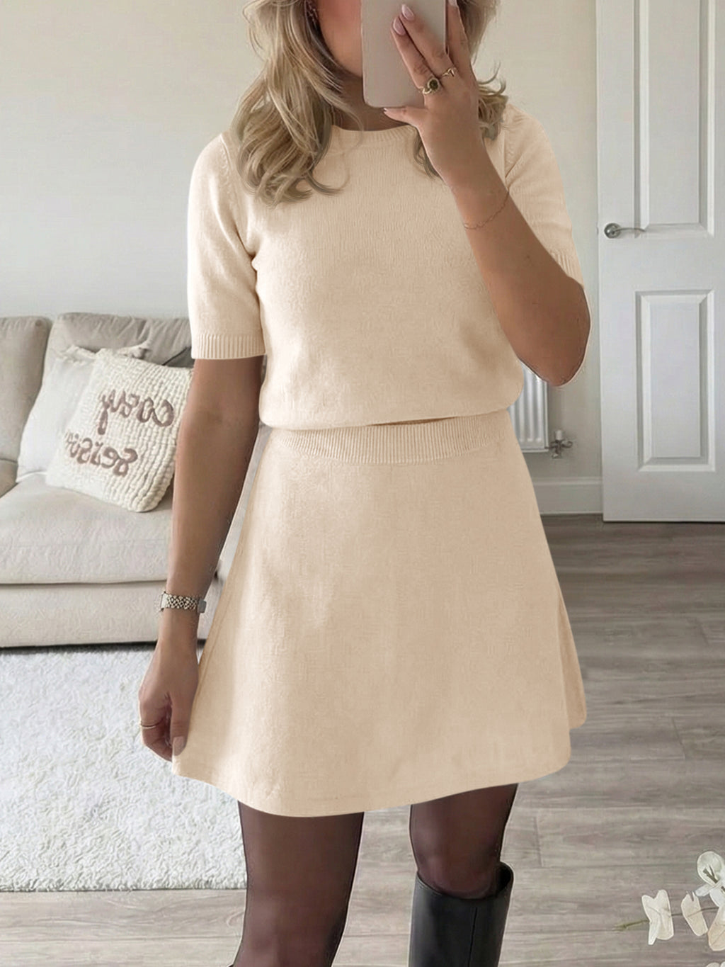 Saodimallsu Womens 2 Piece Skirt Set