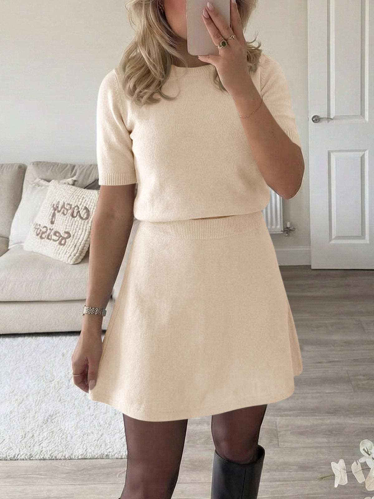 Saodimallsu Womens 2 Piece Skirt Set