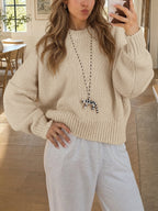 Saodimallsu Womens Oversized Chunky Knit Sweater