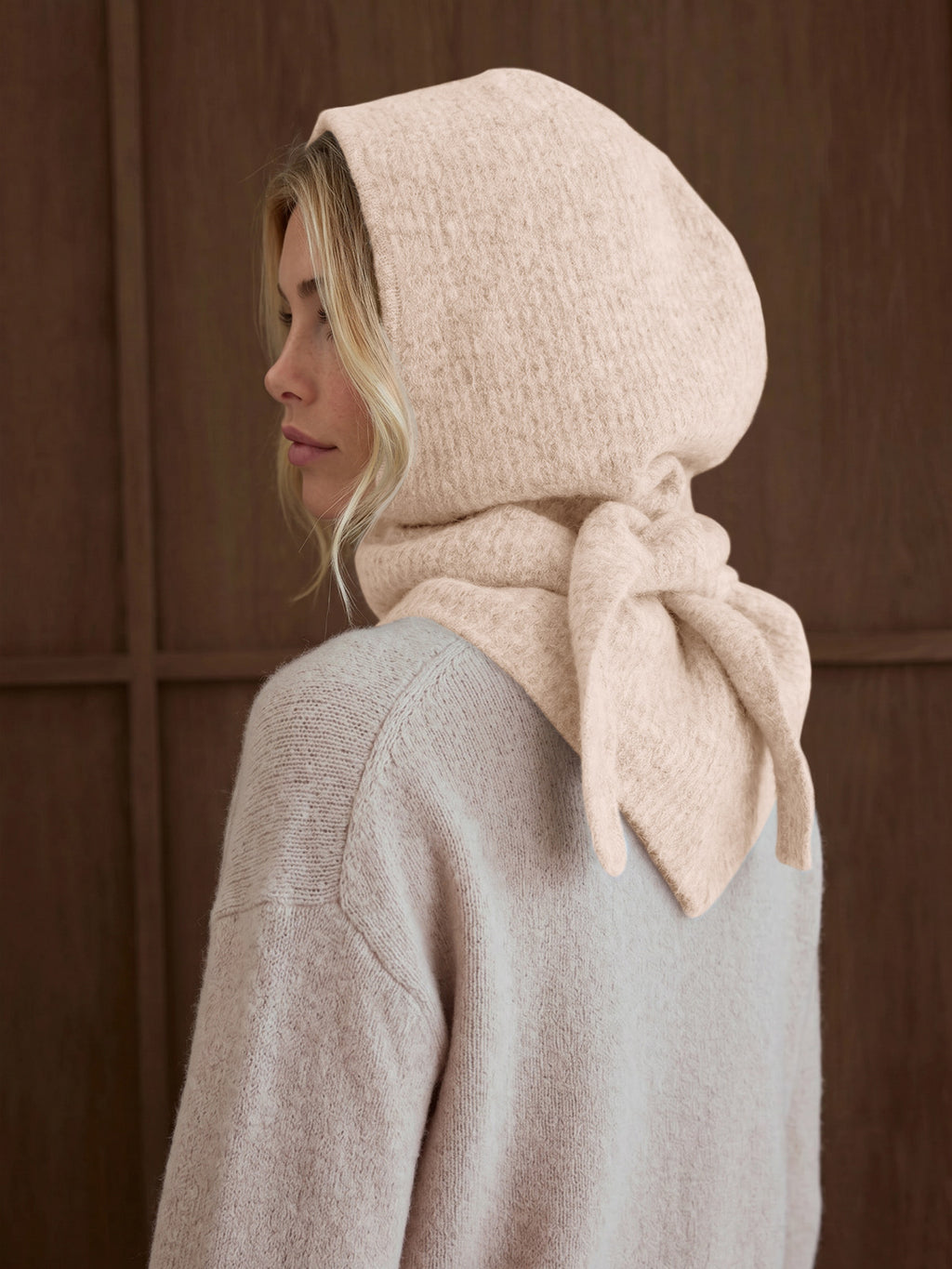 Saodimallsu Women 2-in-1 Knit Balaclava Scarf Hats