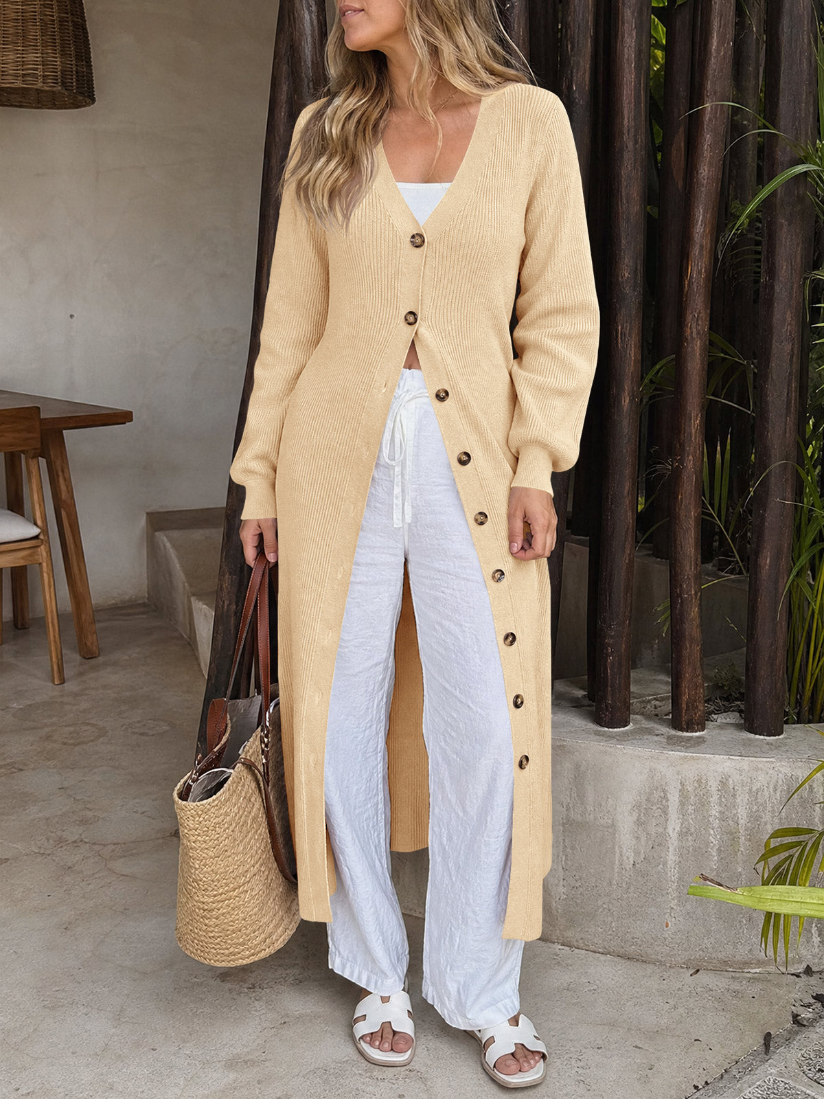 Saodimallsu Womens V Neck Sweater Dress