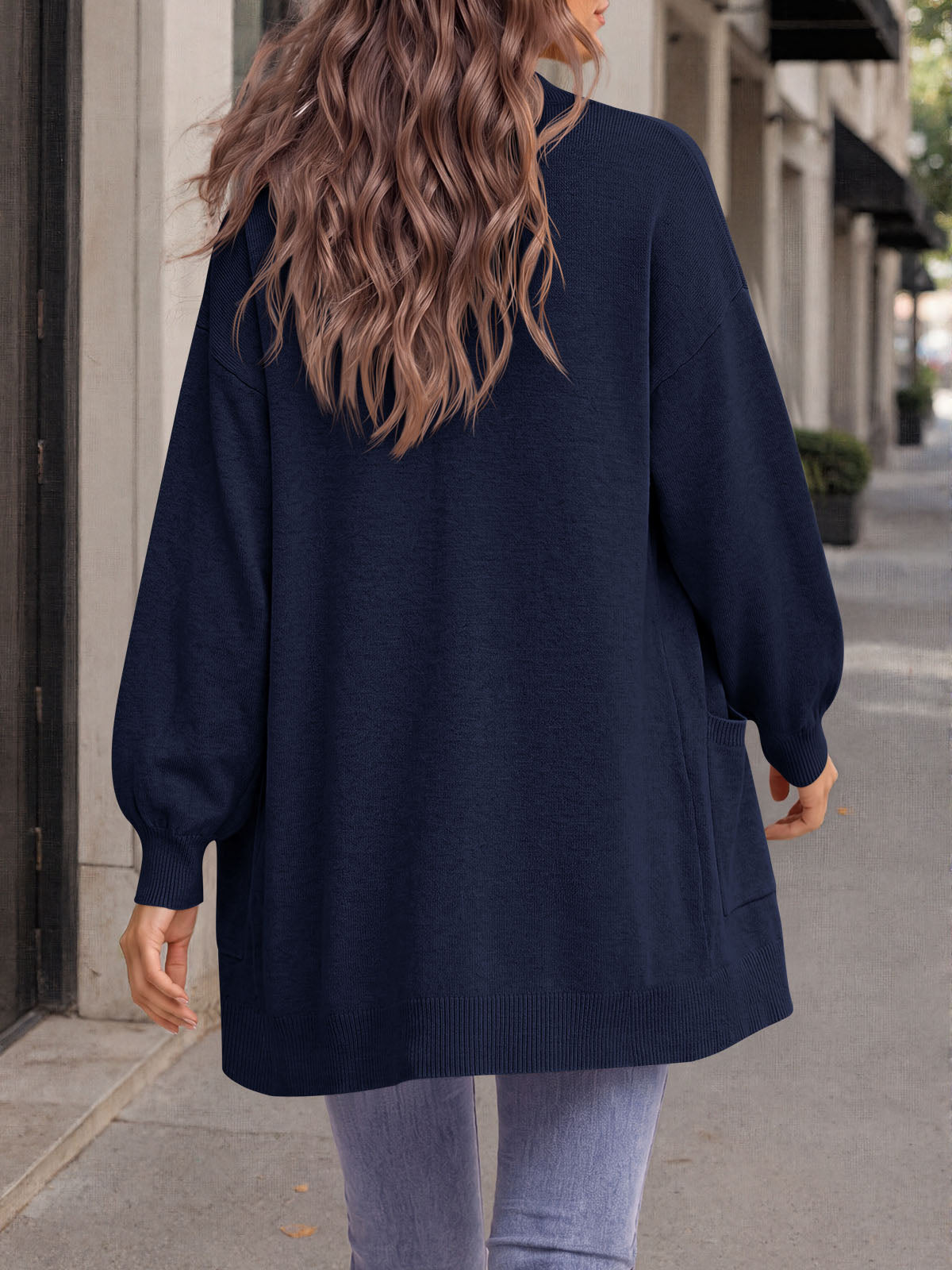 Saodimallsu Womens Oversized V Neck  Cardigan