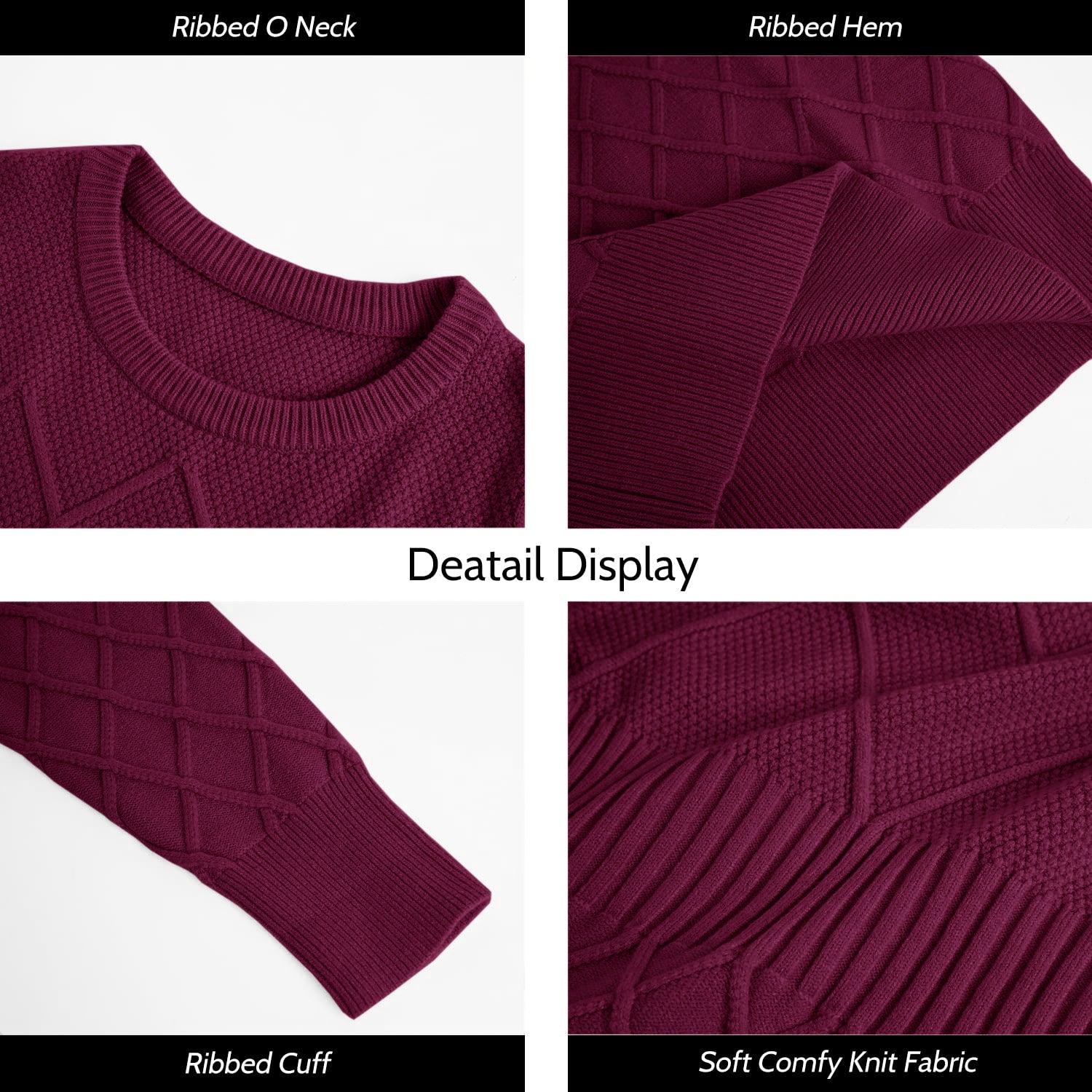 Saodimallsu Womens Bodycon Mini Sweater Dress